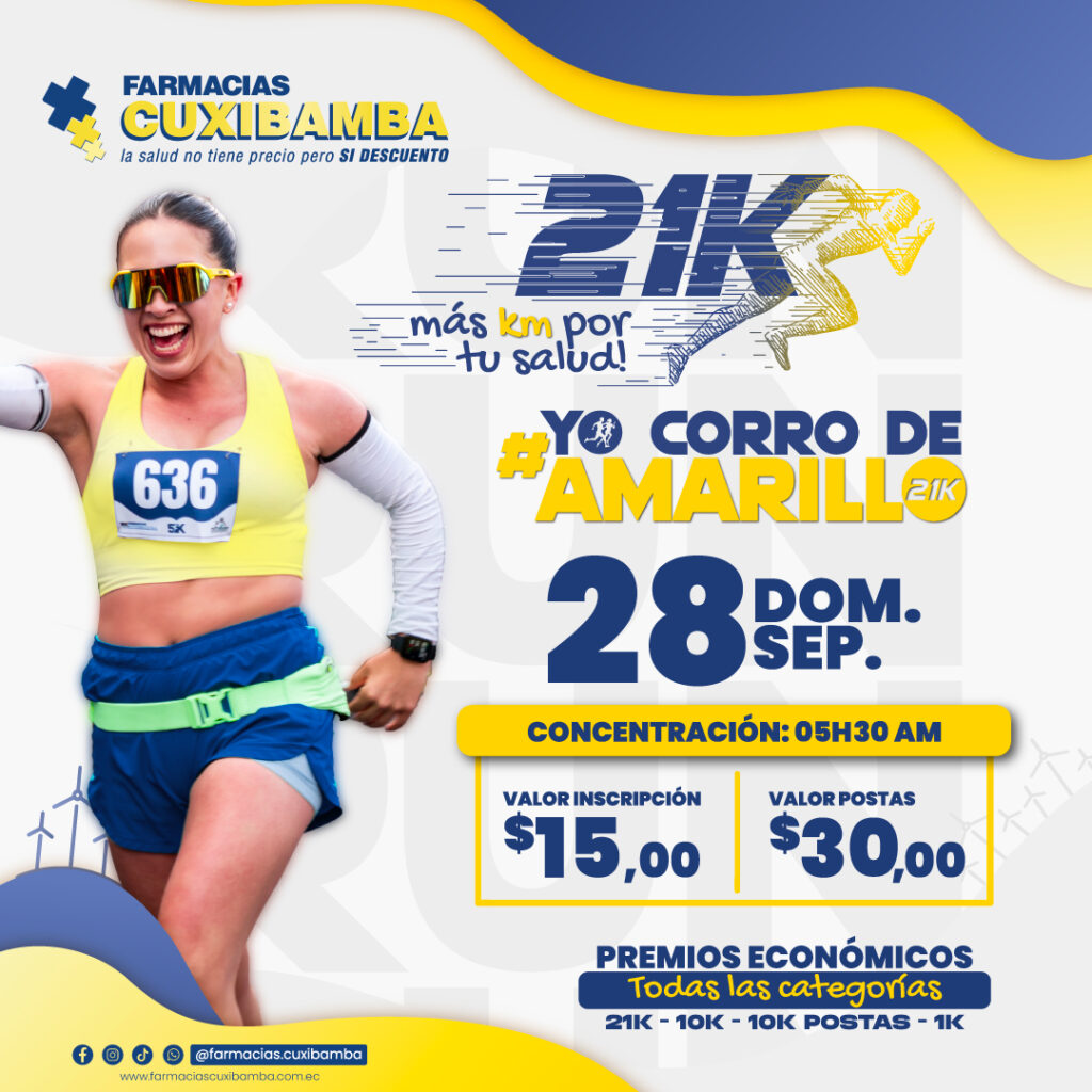 21 Yo corro de Amarillo